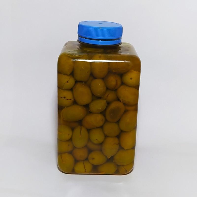 Zerdeçallı yeşil zeytin ev yapımı